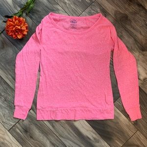 Pink long sleeve top